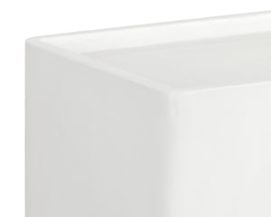 Liza Side Table - White 108566 Sunpan