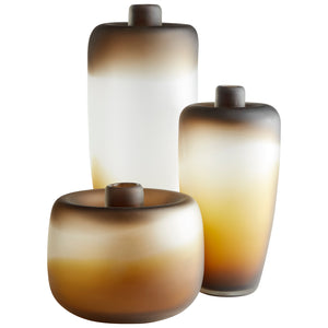 Jaxon Vase Amber Swirl 10858 Cyan Design