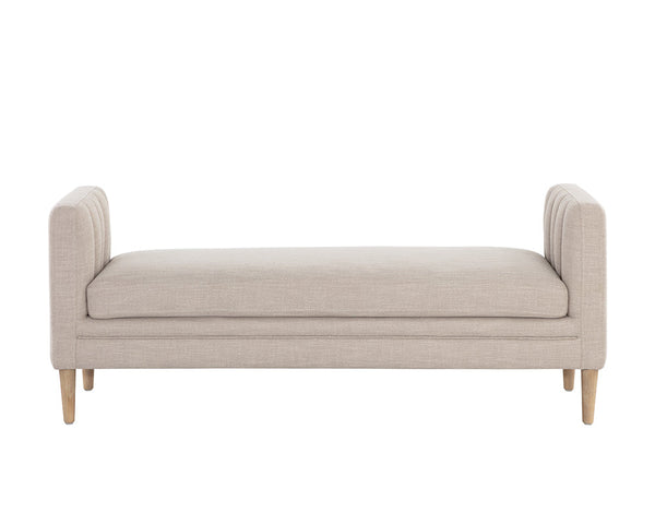 Yosi Bench - Natural - Effie Flax 108570 Sunpan