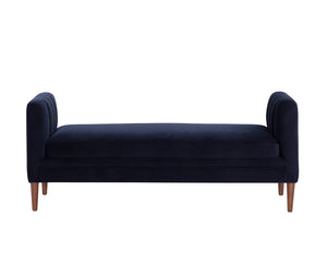 Yosi Bench - Auburn Brown - Abbington Navy 108571 Sunpan