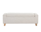 Hartley Storage Bench - Natural - Moto Stucco 108585 Sunpan