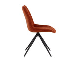 Freya Swivel Dining Chair - Danny Rust 108599 Sunpan