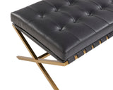 Kenji Bench - Large - Gold - Bravo Black 108649 Sunpan