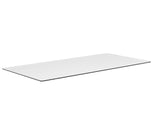 Glass Dining Table Top - Rectangular - Clear - 96