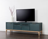 Rivero Media Console and Cabinet - Teal 108686 Sunpan