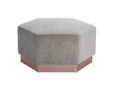 Amalia Ottoman - Polo Club Stone 108708 Sunpan