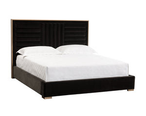 Mabel Bed - King - Abbington Charred Brown 108713 Sunpan