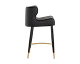 Gianni Counter Stool - Dillon Stratus / Dillon Black 108714 Sunpan