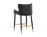 Gianni Counter Stool - Dillon Stratus / Dillon Black 108714 Sunpan