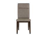 Cashel Dining Chair - Alpine Grey Leather 108721 Sunpan