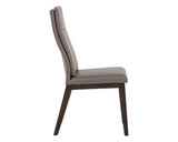 Cashel Dining Chair - Alpine Grey Leather 108721 Sunpan