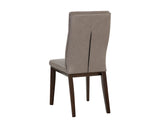 Cashel Dining Chair - Alpine Grey Leather 108721 Sunpan