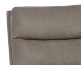 Keller Swivel Lounge Chair - Missouri Stone Leather 108722 Sunpan