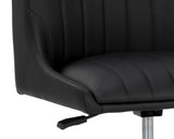 Halden Office Chair - Vintage Black 108729 Sunpan