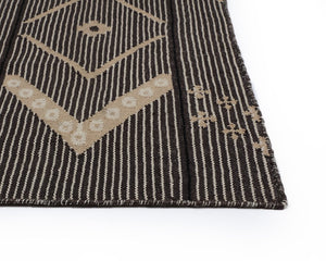 Sunpan Asana Hand-Woven Recycled PET Medallion Area Rug for Dining Rooms and Home Offices 108751