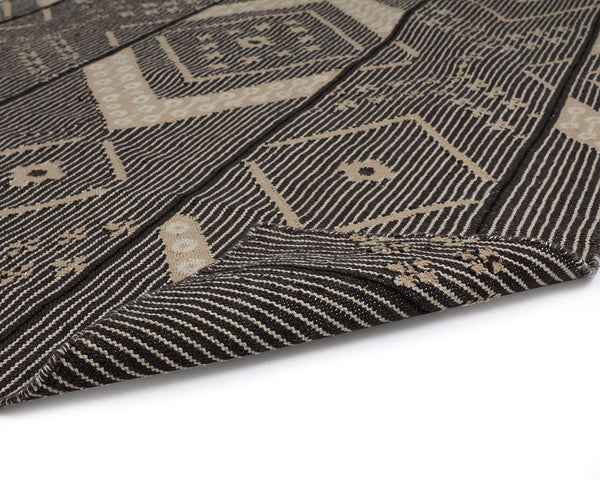 Sunpan Asana Hand-Woven Recycled PET Medallion Area Rug for Dining Rooms and Home Offices 108751