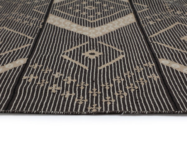 Sunpan Asana Hand-Woven Recycled PET Medallion Area Rug for Dining Rooms and Home Offices 108751