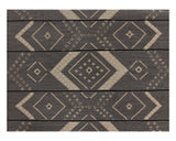 Asana Hand-Woven Rug - Black / Tan - 9' X 12' 108751 Sunpan