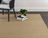 Ryze Hand-Woven Rug - Jute Brown - 6' X 9' 108766 Sunpan