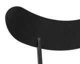 Gibbons Dining Chair - Black - Bravo Portabella 108773 Sunpan