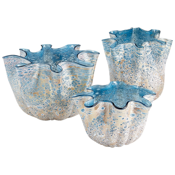 Meduse Vase Blue 10879 Cyan Design