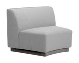 Jaclyn Modular - Armless Chair - Egypt Light Grey / Danny Medium Grey 108802 Sunpan