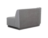 Jaclyn Modular - Left Armchair - Egypt Light Grey / Danny Medium Grey 108803 Sunpan