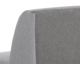 Jaclyn Modular - Left Armchair - Egypt Light Grey / Danny Medium Grey 108803 Sunpan