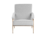 Tutti Lounge Chair - San Remo Winter Cloud 108805 Sunpan