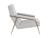 Tutti Lounge Chair - San Remo Winter Cloud 108805 Sunpan