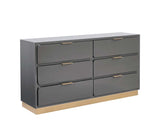 Jenkins Dresser - High Gloss Grey 108809 Sunpan