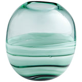 Torrent Vase Green 10883 Cyan Design