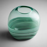 Torrent Vase Green 10883 Cyan Design