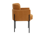 Richie Dining Armchair - Black - Danny Amber 108859 Sunpan