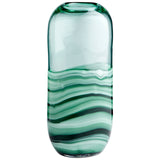 Torrent Vase Green 10885 Cyan Design