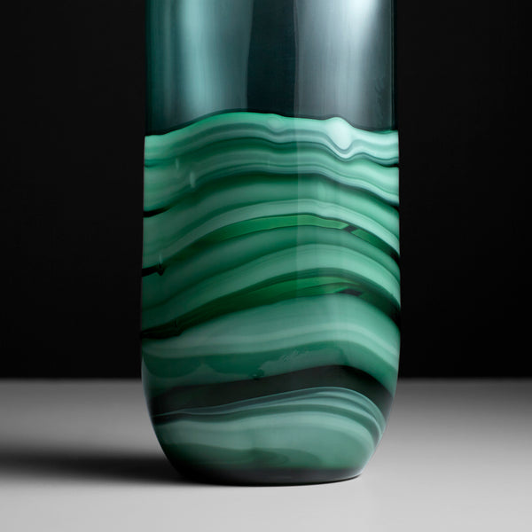 Torrent Vase Green 10885 Cyan Design