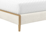 Colette Bed - King - Natural - Effie Linen 108876 Sunpan