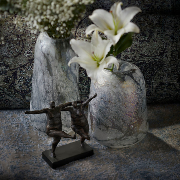 Moonscape Vase Iridescent 10889 Cyan Design