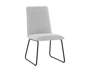 Huxley Dining Chair - Belfast Heather Grey 108910 Sunpan