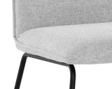 Huxley Dining Chair - Belfast Heather Grey 108910 Sunpan