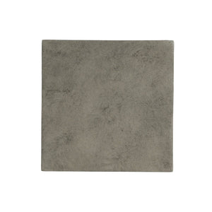 English Elm 25.75'' Square Mgo Pedestal Plant Stand with Stone Textured Brushed Gray Finish N772P334165G
