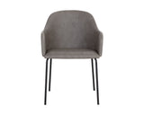 Hensley Dining Armchair - Dawn Grey 108913 Sunpan