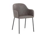 Hensley Dining Armchair - Dawn Grey 108913 Sunpan