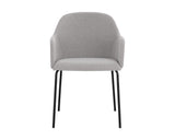 Hensley Dining Armchair - Mina Warm Grey 108914 Sunpan