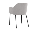 Hensley Dining Armchair - Mina Warm Grey 108914 Sunpan