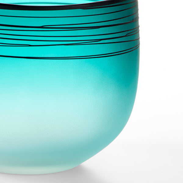 Kapalua Vase Blue and White 10893 Cyan Design