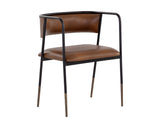 Brenan Dining Armchair - Bravo Cognac 108946 Sunpan