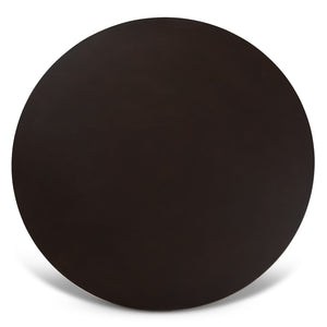Baxton Studio Baxton Studio Alayna Round Wood Dining Table - Modern Dark Brown Finish for Elegant Gatherings RH7048T-Dark Brown-35-IN-DT