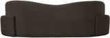 Principessa Brown Boucle Fabric Sofa 108Brown-S Meridian Furniture