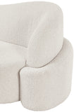 Principessa Cream Boucle Fabric Chair 108Cream-C Meridian Furniture